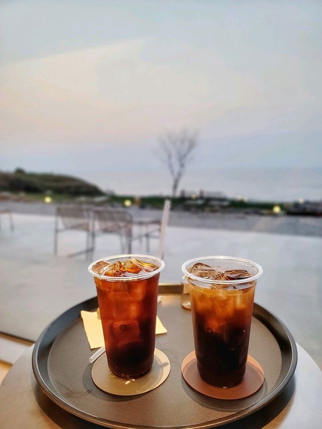 서해바다는 낮에도 일몰타임에도 넘나 예뻐🧡