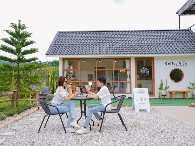 Coffee View コーヒービュー ร้านกาแฟเล็กๆ ในอำเภอนาแห้ว  