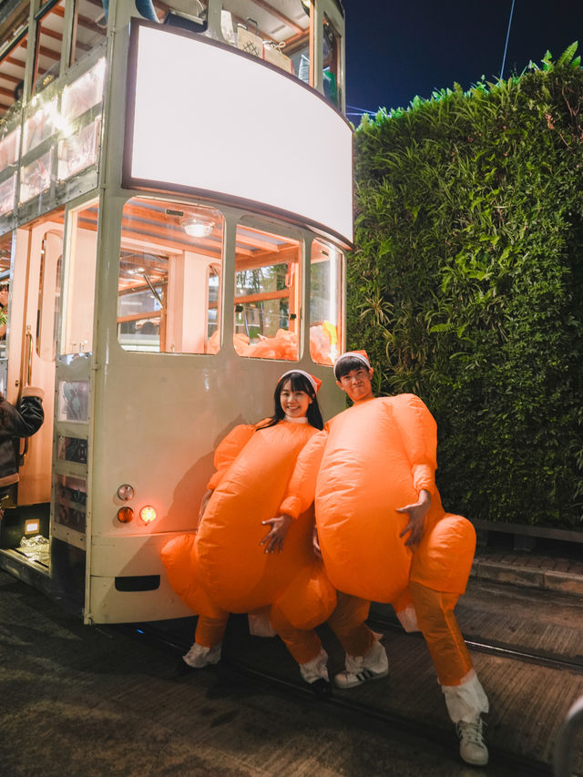 🇭🇰聖誕最佳節目！穿火雞裝去電車派對🚃