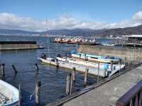 ทะเลสาบทางของเทพเจ้า Lake Suwa  จ.นากาโนะ