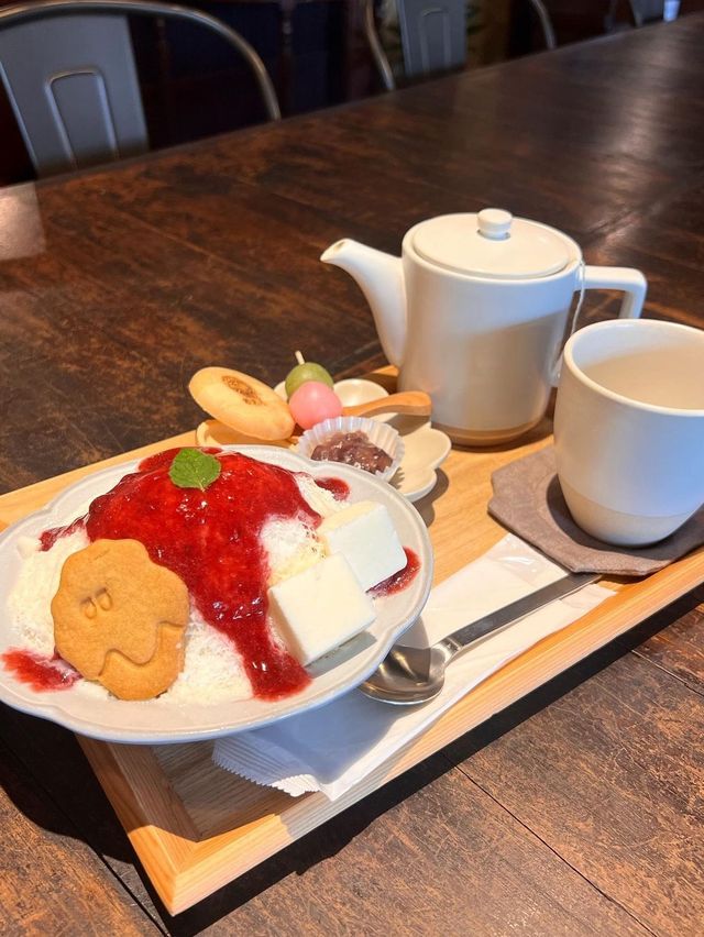 【福岡カフェ】古民家をリノベーションして営業しているミルクかき氷屋さん