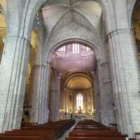 Lovely cathedral at Sant Cugat