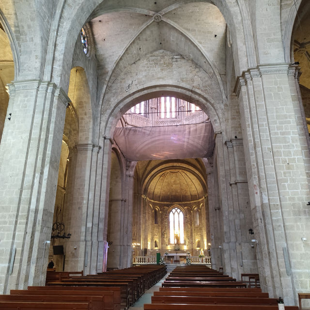 Lovely cathedral at Sant Cugat
