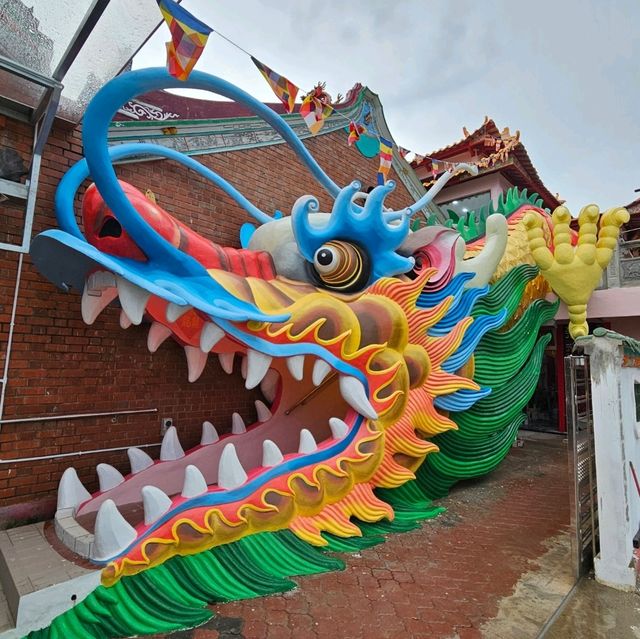 Ancient chinese temple nestled in the outskirt of Desaru town