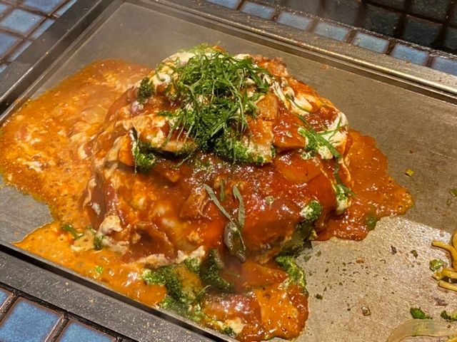 오코노미야끼가 생각난다면 우와!