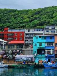 🌈 บ้านสีรุ้ง ท่าเรือเจิ้งปิน ไต้หวัน