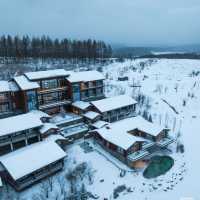 「岩山滑雪場」驚艷雪景