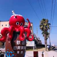 【愛知🇯🇵】多幸なタコがお出迎え🐙離島で夏満喫！
