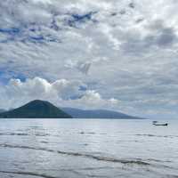Ternate island, pictured on bank notes