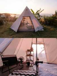 ลานพันดาวแคมปิ้ง ที่พักเลยติดแกลมสำหรับสายชิล⛺️🏠