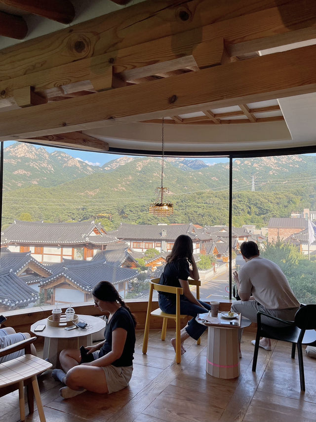 首爾人氣韓屋村景觀打卡cafe-1인 1잔