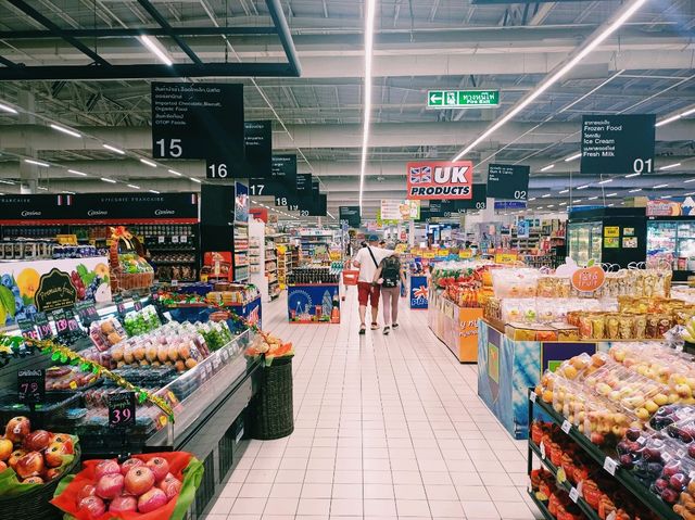 【泰國】芭提雅最大超市賣場商場Big C Extra Central Pattaya，購買泰國特產好去處，滿兩千泰銖以上可辦退稅