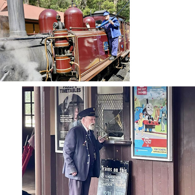 墨爾本蒸氣小火車-歴史悠久蒸氣火車，感受墨爾本大自然美景