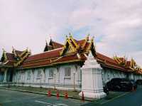 曼谷考山路附近小眾皇家寺廟景點Wat Tri Thotsathep Worawihan，適合散步拍照