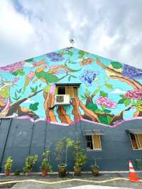 シンガポール　シンガポール観光　カトン地区Joo Chiat Rdのウォールアートは凄いぞ！