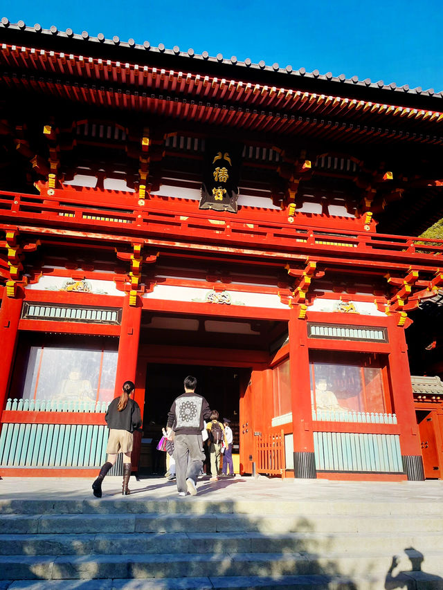 【神奈川県/鎌倉　生命力を感じる”大銀杏”の紅葉が美しい『鶴岡八幡宮』】