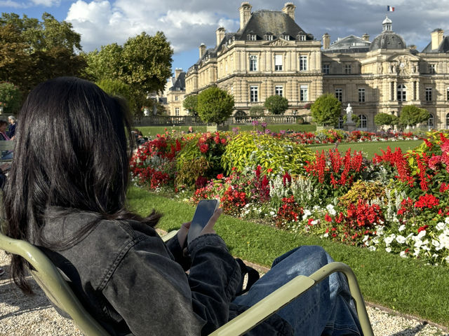 프랑스/파리🇫🇷 파리 최애 장소 뤽상부르 공원💐🌹🌷