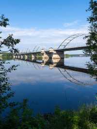 Bergnäsbron an iconic bridge in Luleå🌉