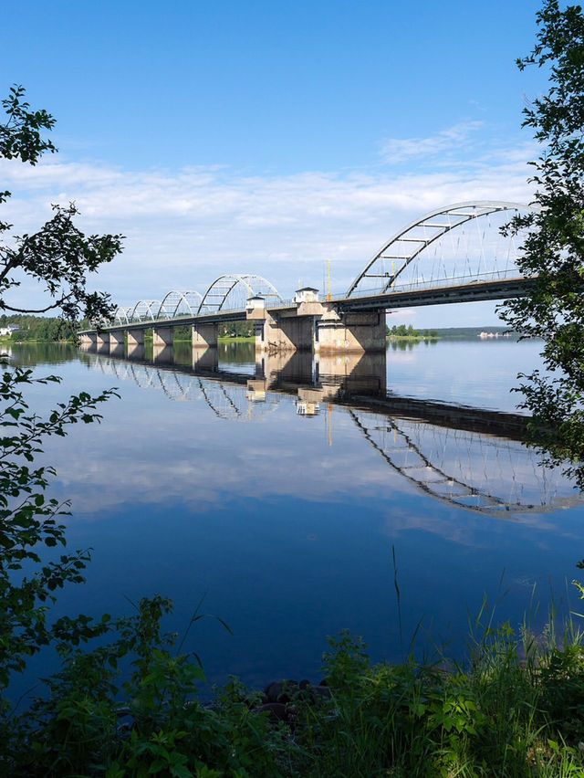 Bergnäsbron an iconic bridge in Luleå🌉