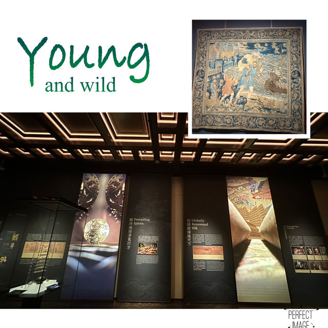 精彩展覽，藍色飄帶🫶
