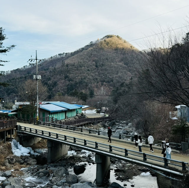 Eobi Ice Valley in South Korea