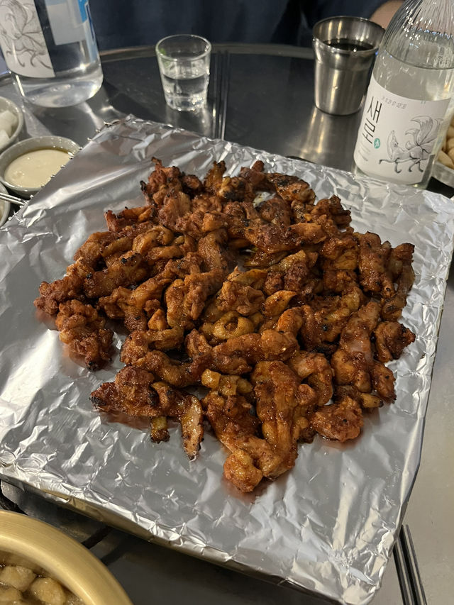 경산 닭다리살 구이 맛집 포차 분위기 끝판왕