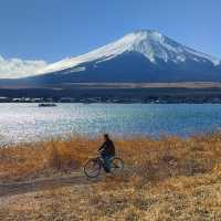 Mount Fuji กับทะเลสาบ Yamanaka 