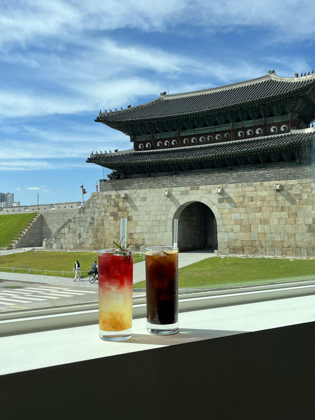 🇰🇷수원 행궁동 장안 뷰가 멋진 카페, 헤올커피로스터즈🇰🇷