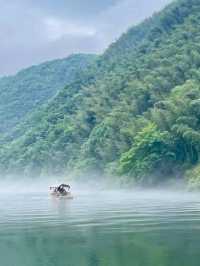 Xijin Ferry: Nature’s Living Scroll in Mist and Water