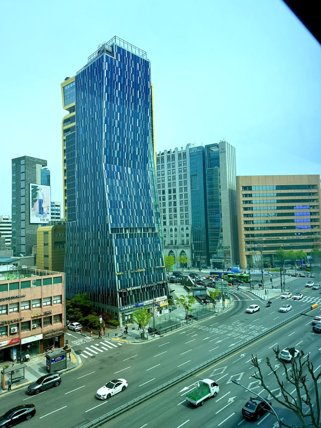 A Famous District in Seoul South Korea