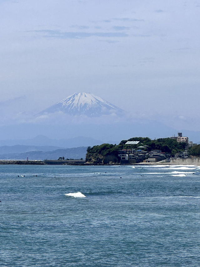 坐火車到了傳說中的湘南海岸