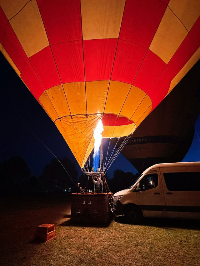 【墨爾本】🌅唯美日出🎈Global Ballooning墨爾本日出熱氣球體驗（連早餐）