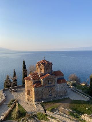 A Church Floating on the Sea