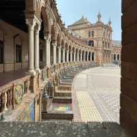 A Morning at Seville's Plaza de España: A Fairytale Come to Life