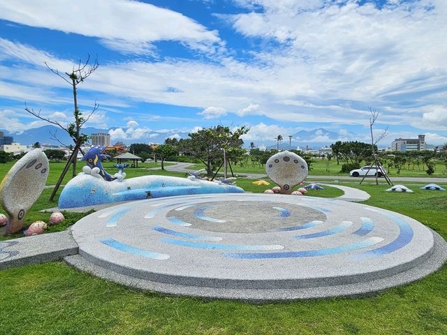 碧海藍天的好去處～台東海濱公園