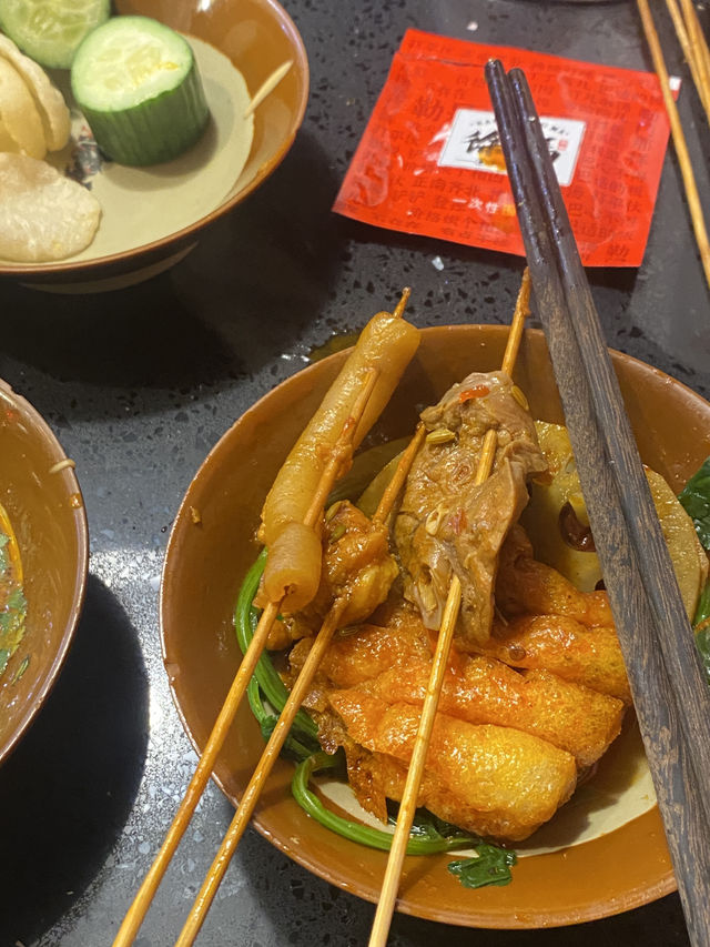 หม่าล่าเซี่ยงไฮ้ ไม้ละ 1หยวน🥡🍢