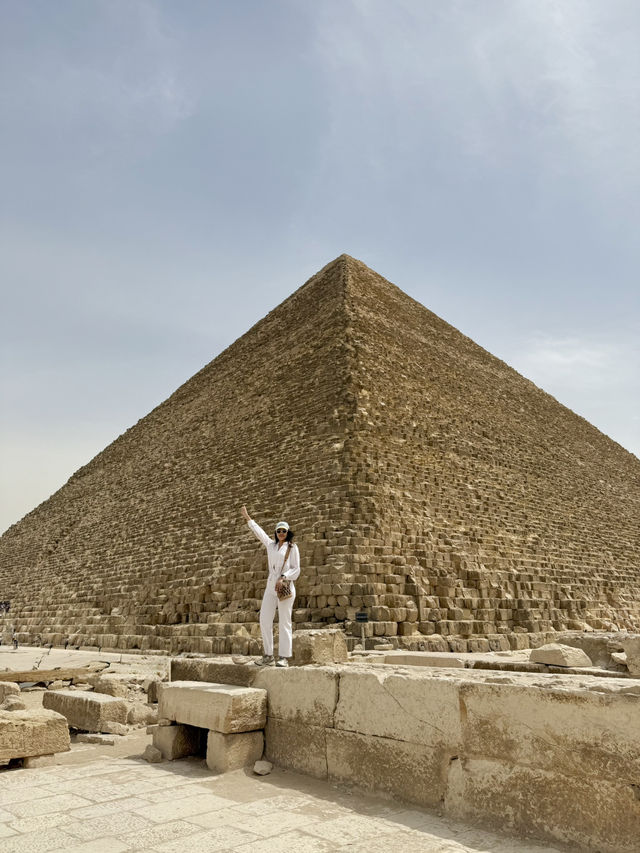 Once in a lifetime with great pyramid 🇪🇬🐪🐫🏜️