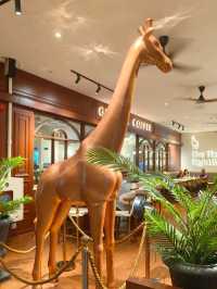 Coffee Stop With a Giraffe View