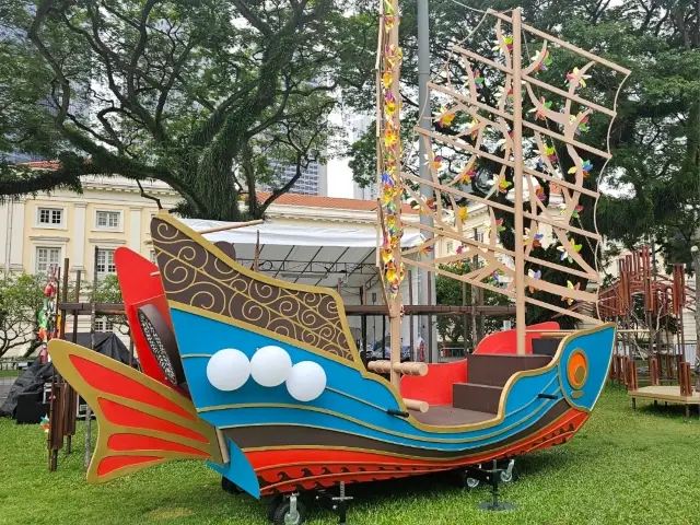 Quirky art installations at Empress Lawn