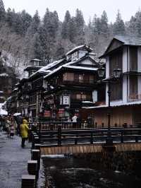 ❄️下著雪的銀山溫泉♨️此生難忘