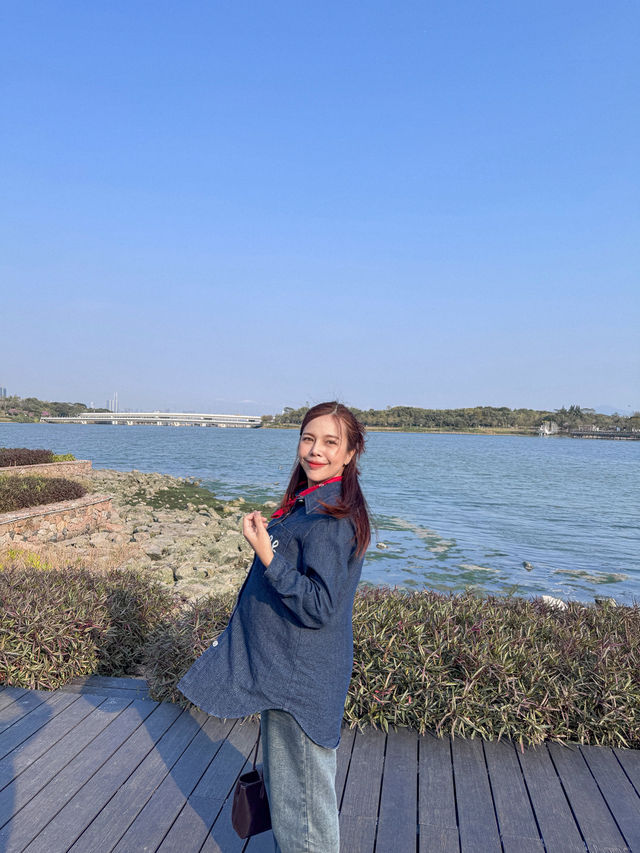 เดินเล่นที่ Shenzhen Bay Park 🤍