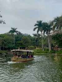 The fun Jungle River Cruise in HK Disneyland