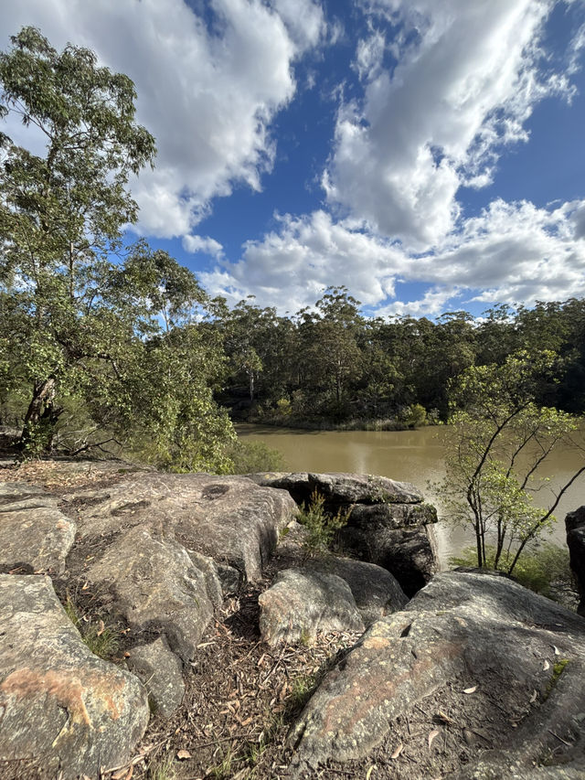 Beautiful day at Parramatta Lake and Parramatta Look out