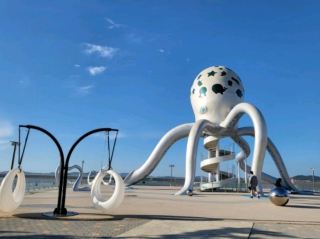 🏕️ Muan Octopus Park Sunset Trail Campground, a camping spot where the sea and sunset come together