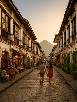 Calle Crisologo, Vigan's old street with remnants of the Spanish colonial era