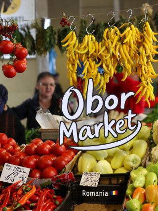 Three-hundred-year-old market in Bucharest