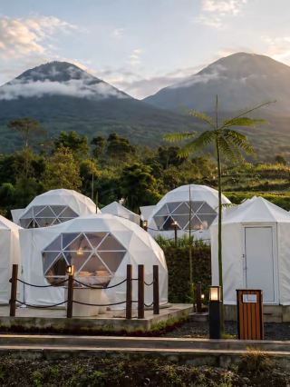 The First Geodesic Dome Glamping in Town