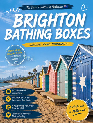 🏖️ Brighton Bathing Boxes, Melbourne 🇦🇺 | Melbourne’s Most Colorful Beachside Landmark ✨