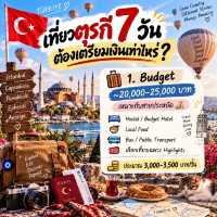 💰 Turkey 7-Day Budget 🇹🇷เที่ยวตุรกี 7 วัน ต้องเตรียมเงินเท่าไหร่?