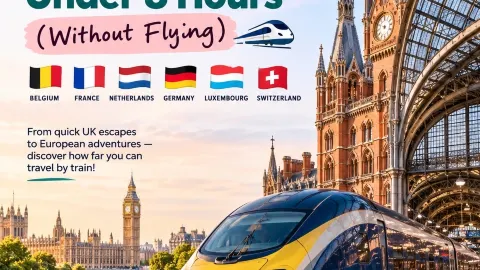 ロンドンから電車で8時間以内！欧州6カ国を巡る究極の鉄道旅 🚆🌍 — traveler post in ブライトン